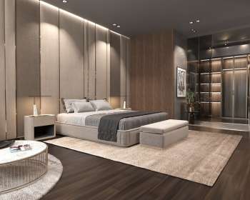 Thiết kế nội thất phòng ngủ 13m2 cho chị khách ở Quận 2 theo phong cách hiện đại 
